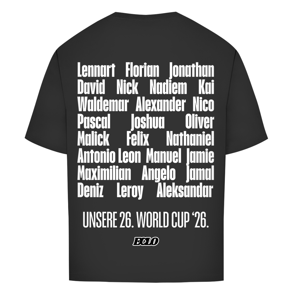 WM26 Unsere 26 Oversize Tee
